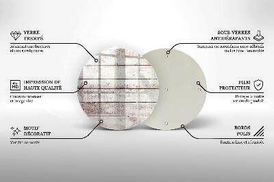 Grabkerzen Unterlage Alte Holzbretter