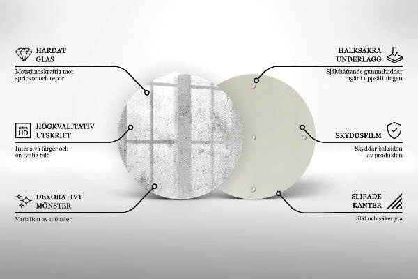 Unterlage für Kerzen Betonstruktur