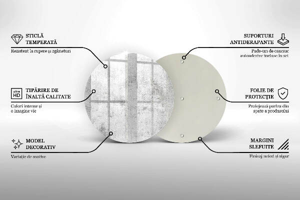 Unterlage für Kerzen Betonstruktur