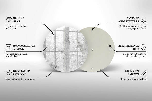 Unterlage für Kerzen Betonstruktur