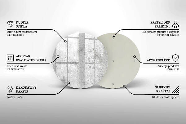 Unterlage für Kerzen Betonstruktur
