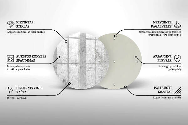 Unterlage für Kerzen Betonstruktur