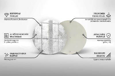 Unterlage für Kerzen Betonstruktur