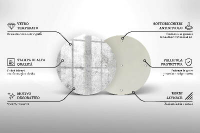Unterlage für Kerzen Betonstruktur