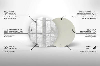 Unterlage für Kerzen Betonstruktur
