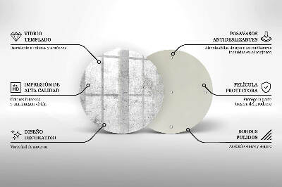 Unterlage für Kerzen Betonstruktur