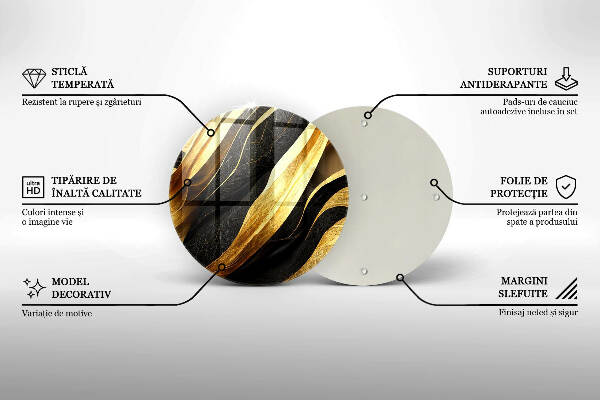 Grabkerzen Unterlage Elegante Abstraktion