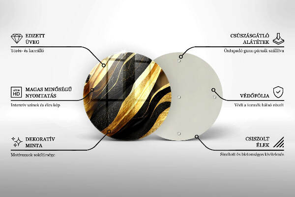 Grabkerzen Unterlage Elegante Abstraktion