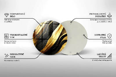 Grabkerzen Unterlage Elegante Abstraktion