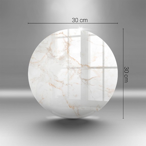 Unterlage für Kerzen Eleganter Marmorstein