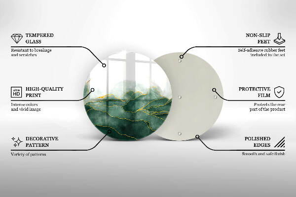 Grabkerzen Unterlage Abstrakte Natur