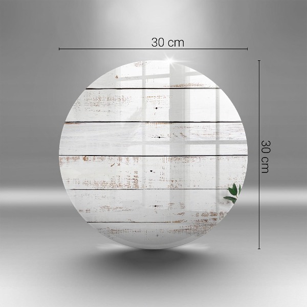 Unterlage für Kerzen Alte Bretter und Blätter