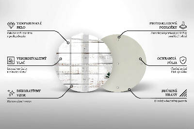 Unterlage für Kerzen Alte Bretter und Blätter