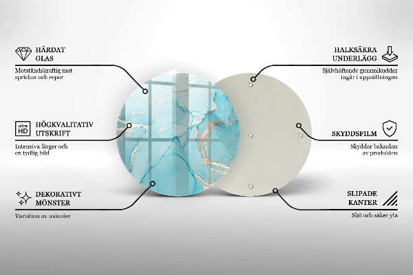 Grabkerzen Unterlage Abstrakter Stein