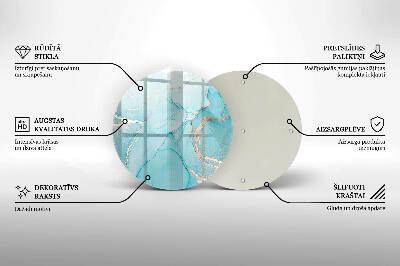 Grabkerzen Unterlage Abstrakter Stein