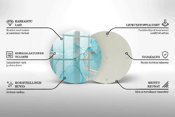Grabkerzen Unterlage Abstrakter Stein