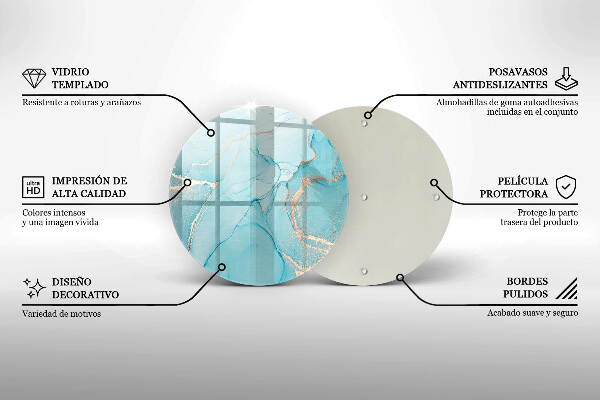 Grabkerzen Unterlage Abstrakter Stein