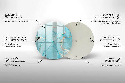 Grabkerzen Unterlage Abstrakter Stein