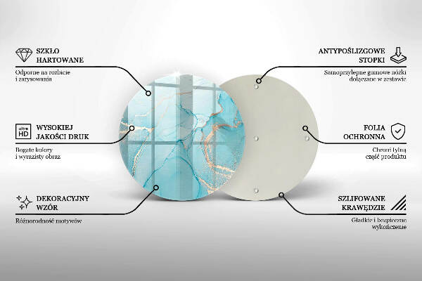 Grabkerzen Unterlage Abstrakter Stein