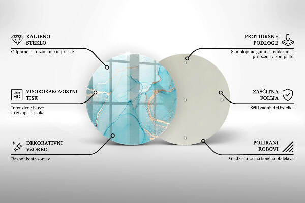 Grabkerzen Unterlage Abstrakter Stein
