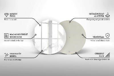 Unterlage für Kerzen Moderner Marmor