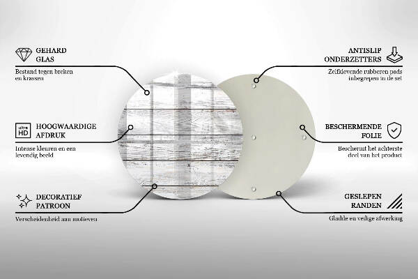 Grabkerzen Unterlage Helle Holzbretter