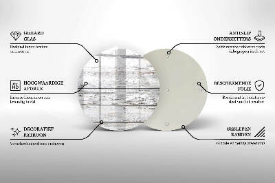 Grabkerzen Unterlage Helle Holzbretter