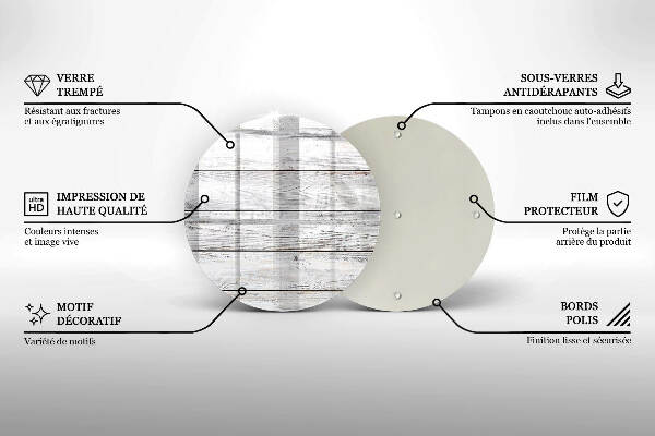Grabkerzen Unterlage Helle Holzbretter