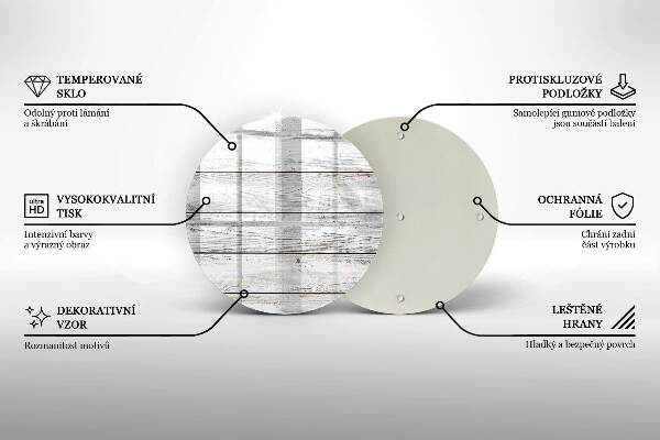 Grabkerzen Unterlage Helle Holzbretter