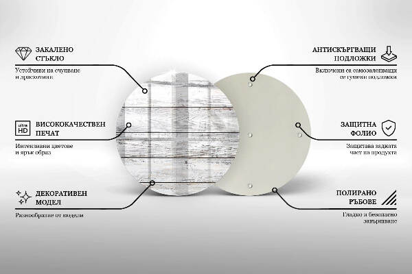 Grabkerzen Unterlage Helle Holzbretter