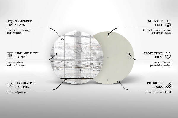 Grabkerzen Unterlage Helle Holzbretter