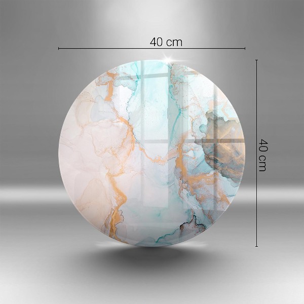 Unterlage für Kerzen Abstrakter Marmor