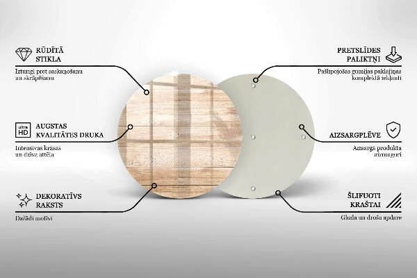 Grabkerzen Unterlage Holzbretter
