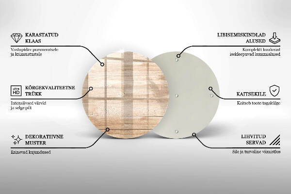 Grabkerzen Unterlage Holzbretter