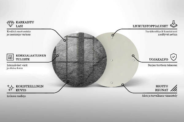 Unterlage für Kerzen Steintextur