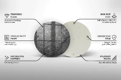 Unterlage für Kerzen Steintextur