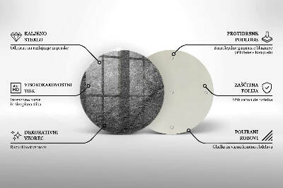 Unterlage für Kerzen Steintextur