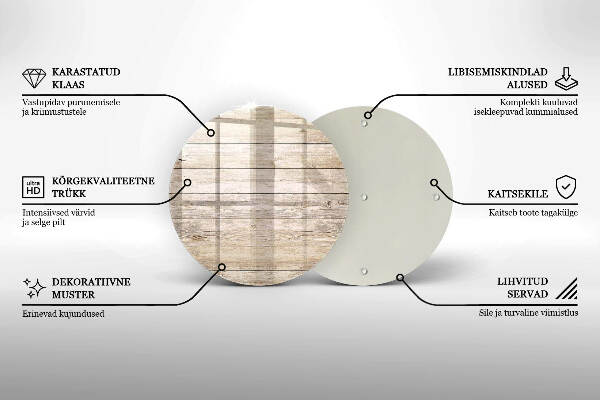 Grabkerzen Unterlage Holzbretter