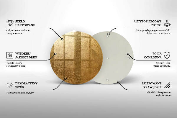 Grabkerzen Unterlage Goldfarbener Texturhintergrund