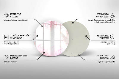 Unterlage für Kerzen Hintergrund mit zarten Rosen