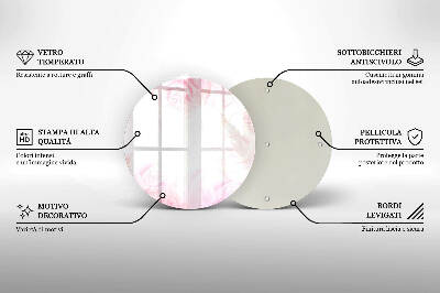 Unterlage für Kerzen Hintergrund mit zarten Rosen