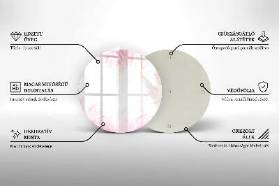 Unterlage für Kerzen Hintergrund mit zarten Rosen