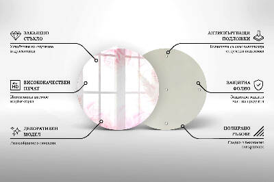 Unterlage für Kerzen Hintergrund mit zarten Rosen