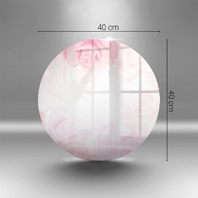 Unterlage für Kerzen Hintergrund mit zarten Rosen