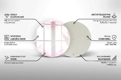 Unterlage für Kerzen Hintergrund mit zarten Rosen