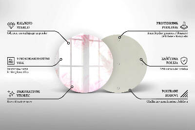 Unterlage für Kerzen Hintergrund mit zarten Rosen
