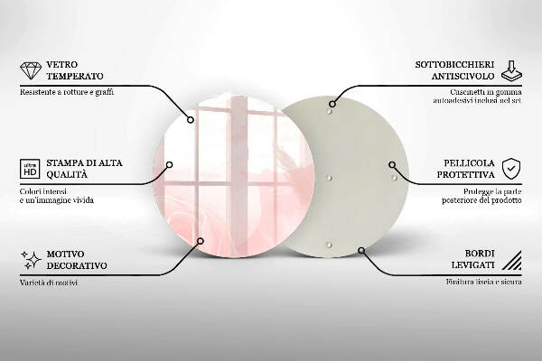 Grabkerzen Unterlage Hintergrund mit pastellfarbenen Rosen