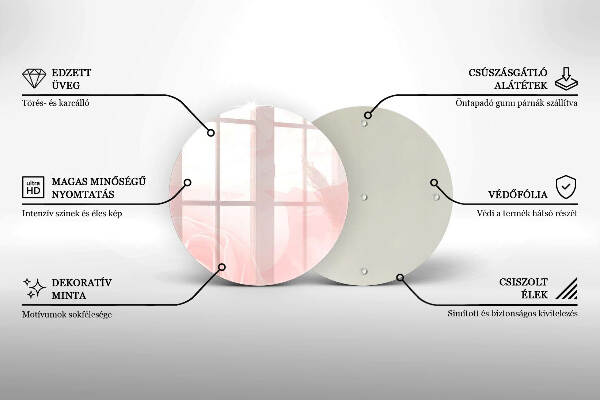 Grabkerzen Unterlage Hintergrund mit pastellfarbenen Rosen