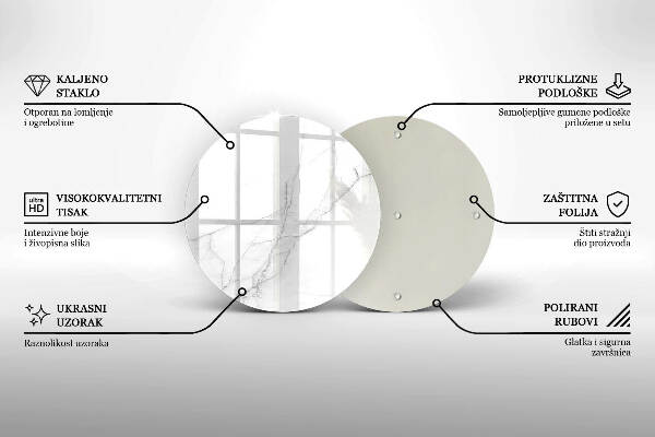 Unterlage für Kerzen Marmorstein-Hintergrund