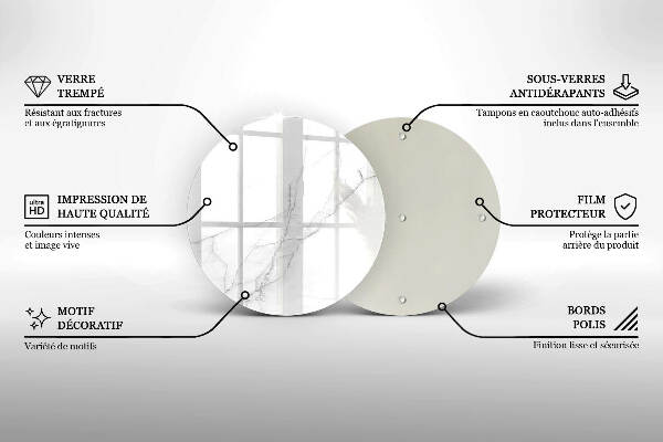 Unterlage für Kerzen Marmorstein-Hintergrund